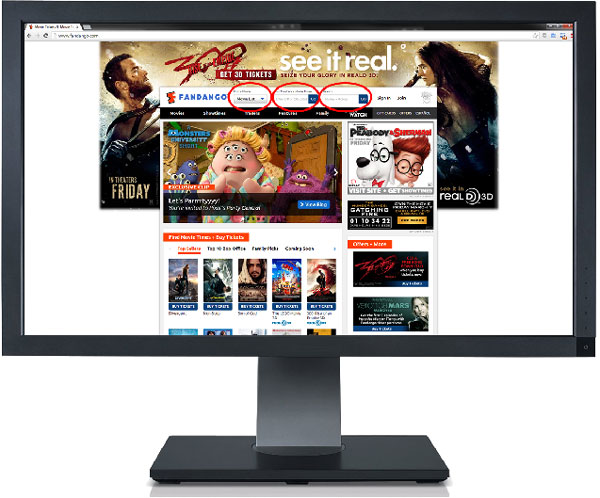Mobile Site Fandango