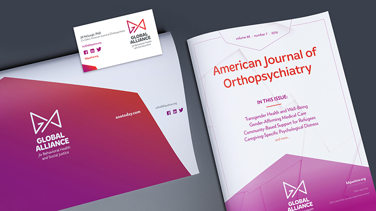Collateral design for Global Alliance association