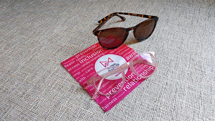Microfiber cloth giveaways for Global Alliance