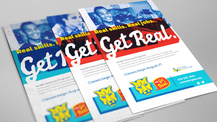 Posters developed for Central Virginia Community College by The Ivy Group